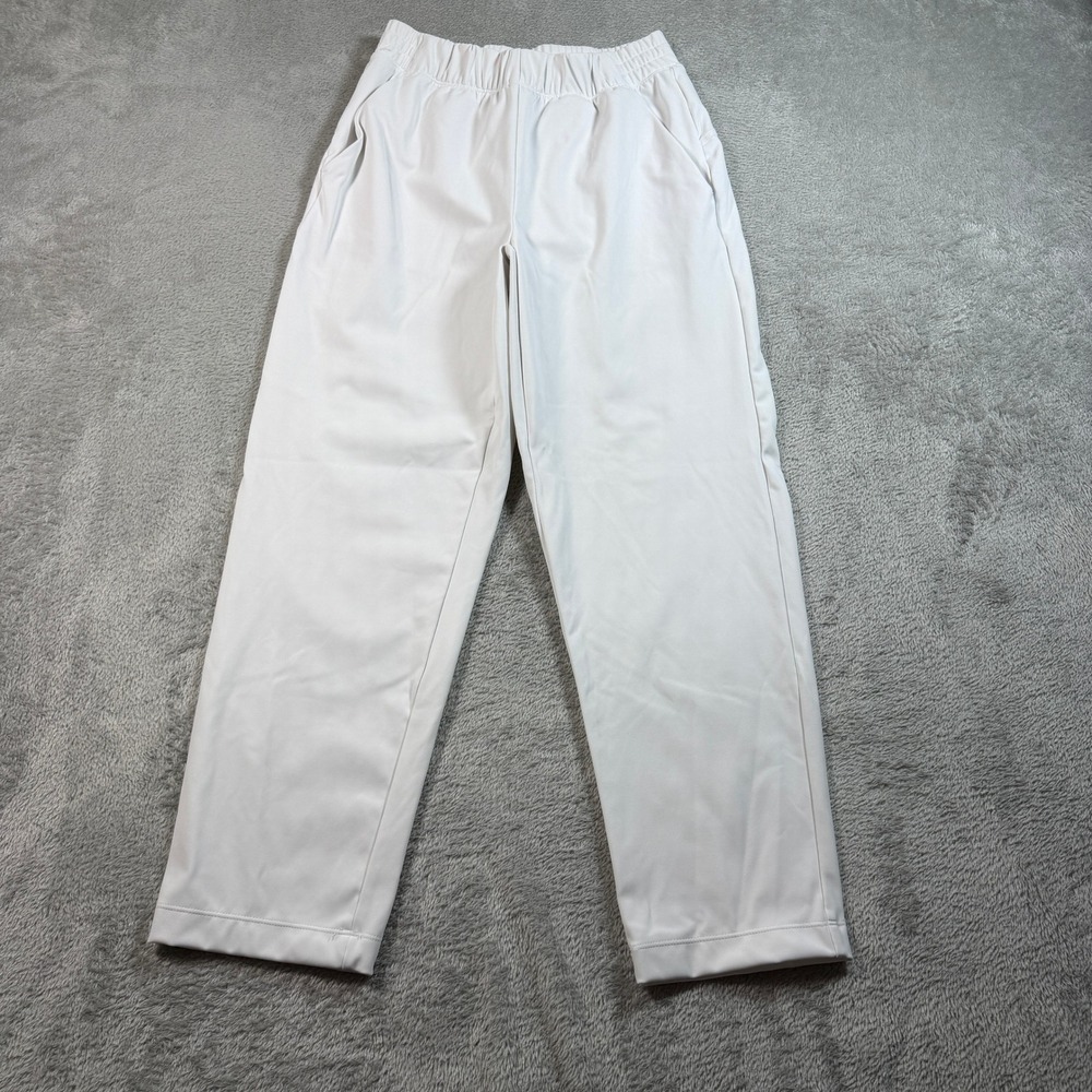 Aritzia Babaton Contour Pants Women XS White Pull On Pockets Career 116893